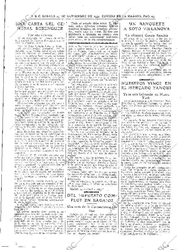 ABC MADRID 25-11-1933 página 25