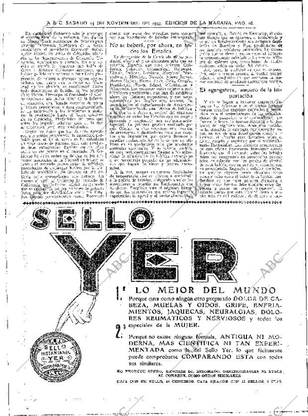 ABC MADRID 25-11-1933 página 26