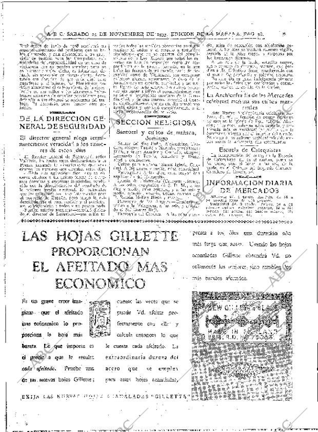ABC MADRID 25-11-1933 página 28