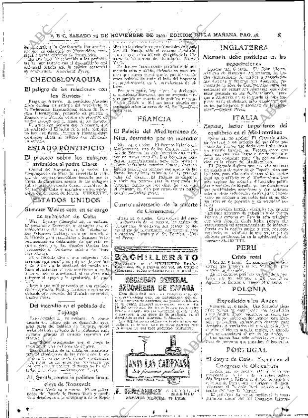 ABC MADRID 25-11-1933 página 36