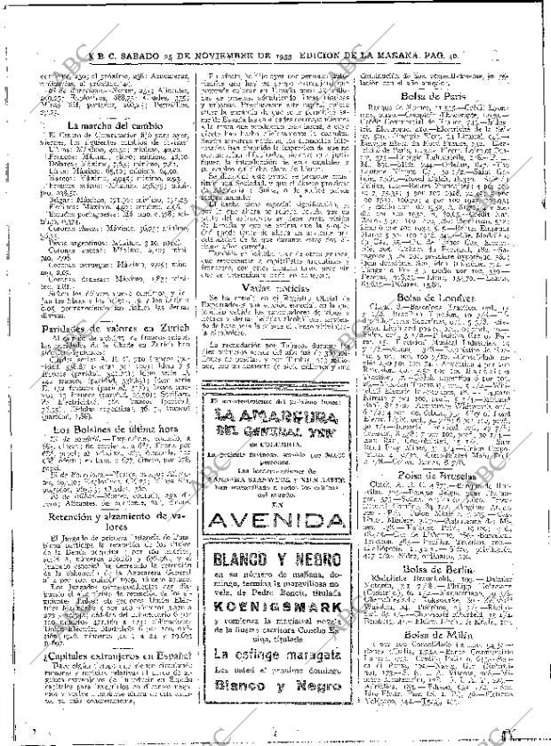 ABC MADRID 25-11-1933 página 40