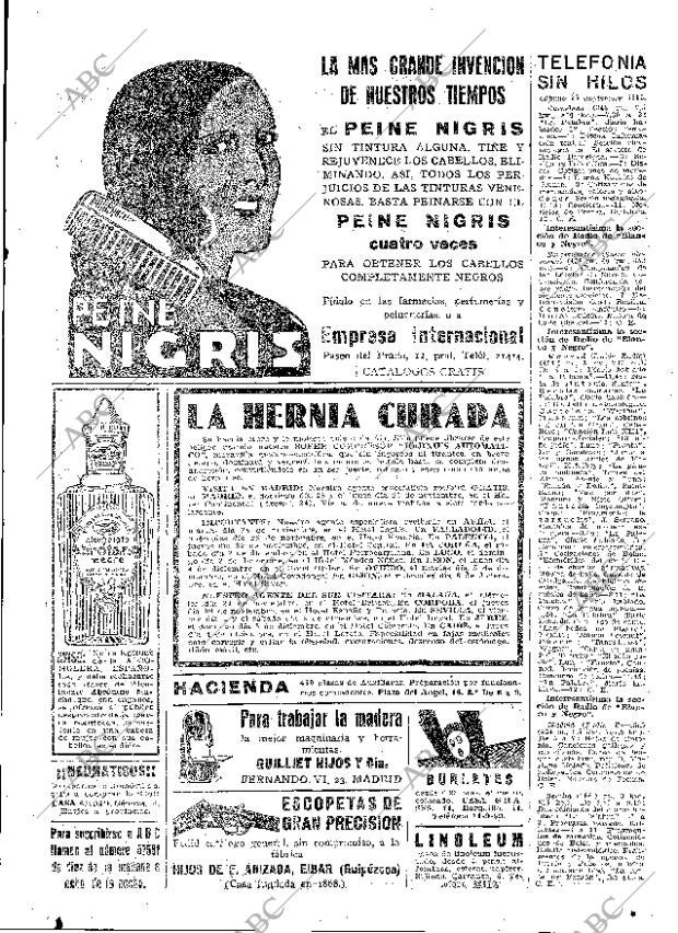 ABC MADRID 25-11-1933 página 49