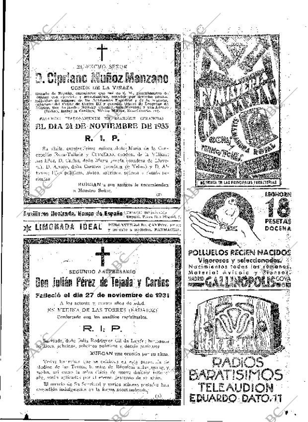 ABC MADRID 25-11-1933 página 51