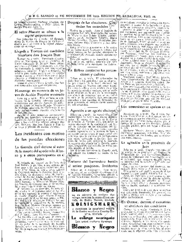 ABC SEVILLA 25-11-1933 página 22