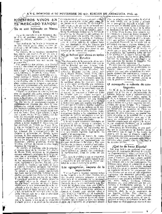 ABC SEVILLA 26-11-1933 página 43