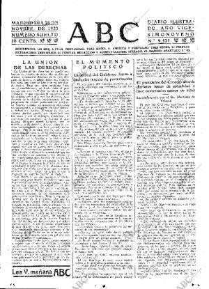 ABC MADRID 28-11-1933 página 15