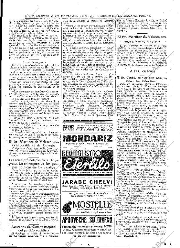 ABC MADRID 28-11-1933 página 17
