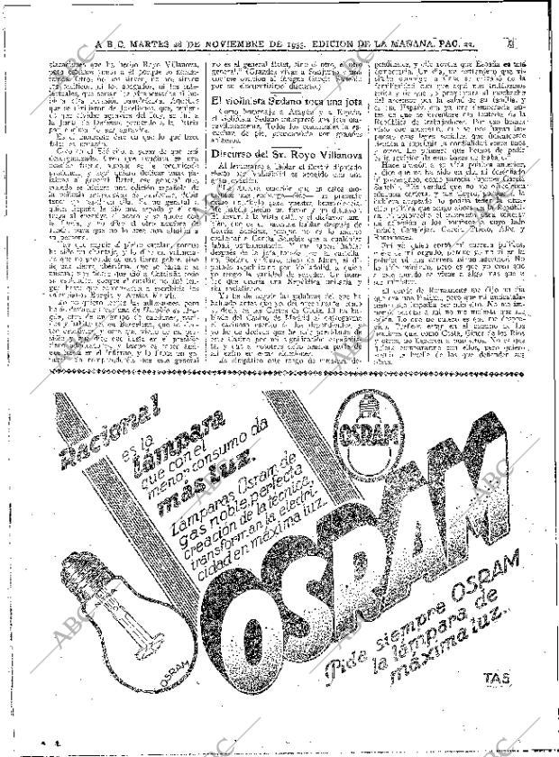 ABC MADRID 28-11-1933 página 22