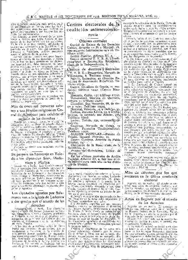 ABC MADRID 28-11-1933 página 29