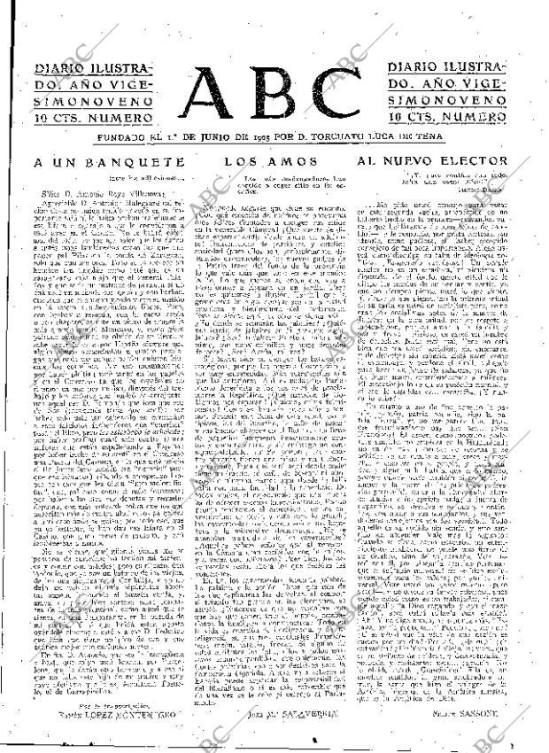 ABC MADRID 28-11-1933 página 3