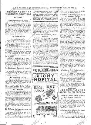 ABC MADRID 28-11-1933 página 31