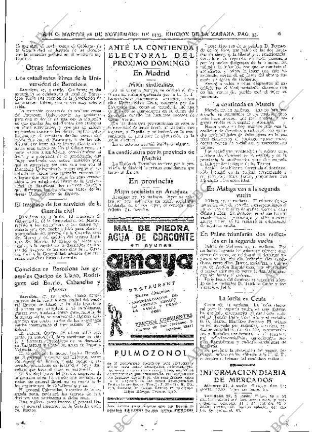 ABC MADRID 28-11-1933 página 35