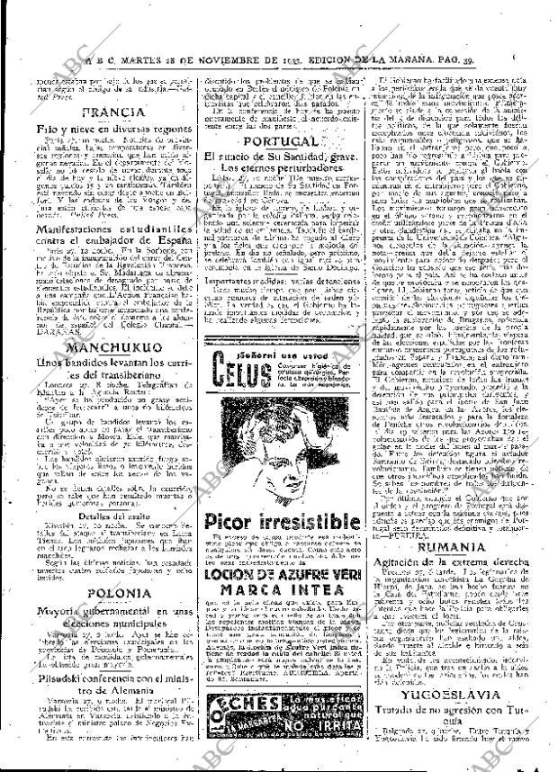 ABC MADRID 28-11-1933 página 39