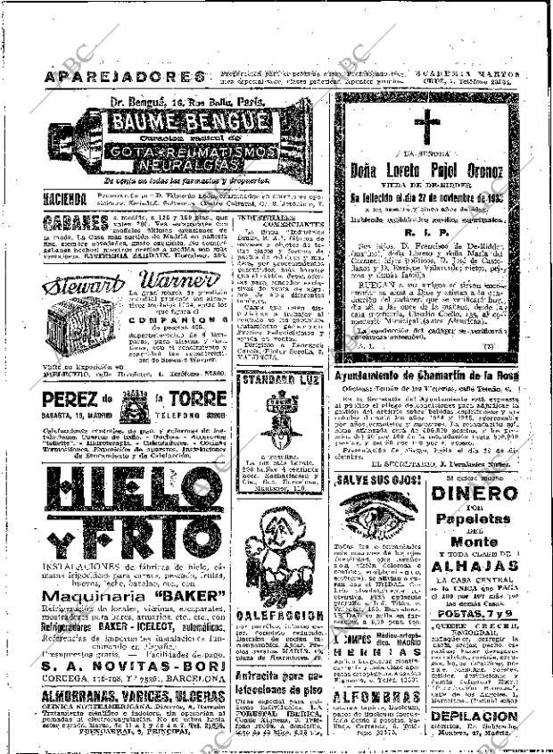 ABC MADRID 28-11-1933 página 60