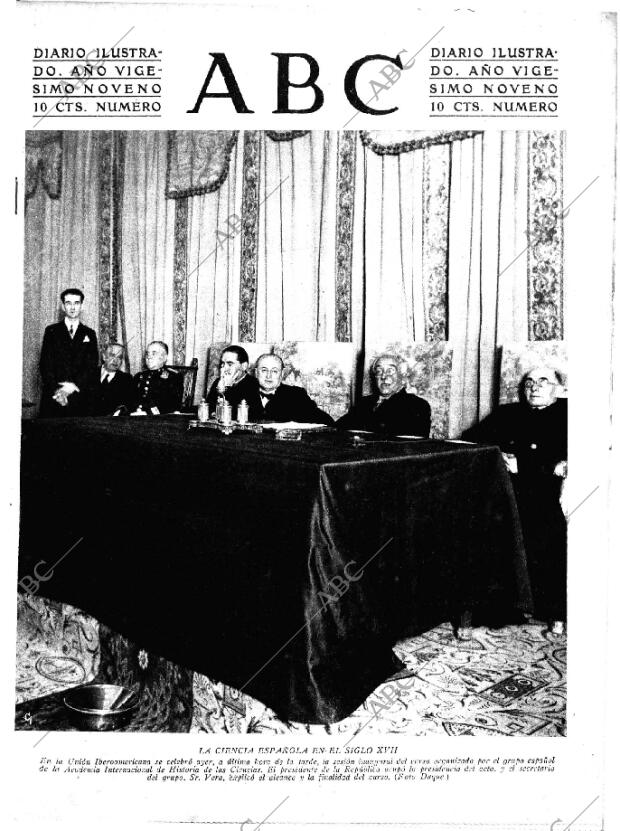 ABC MADRID 29-11-1933 página 1