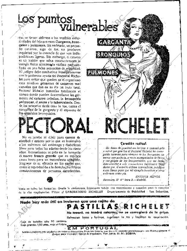 ABC MADRID 29-11-1933 página 16