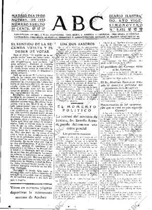 ABC MADRID 29-11-1933 página 17