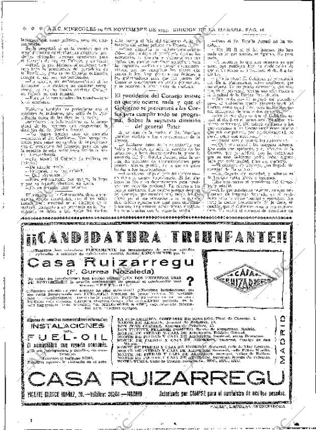 ABC MADRID 29-11-1933 página 18