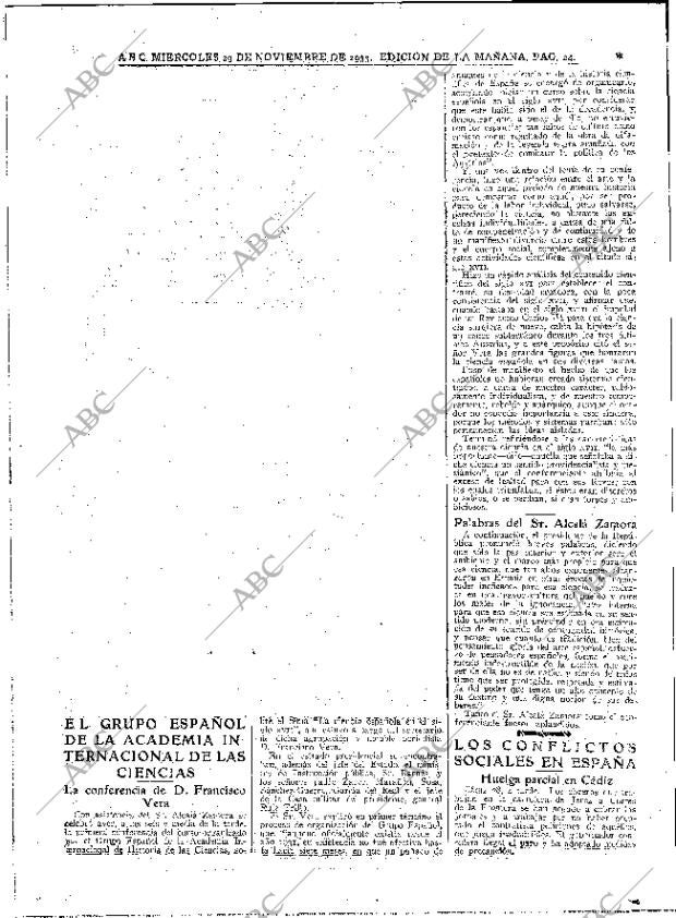 ABC MADRID 29-11-1933 página 24