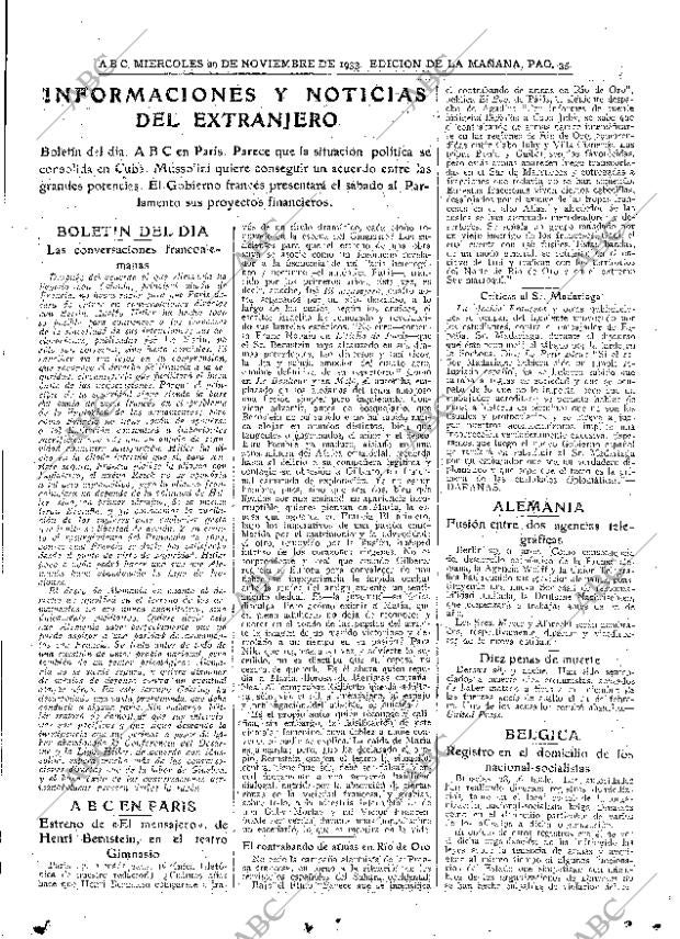 ABC MADRID 29-11-1933 página 35