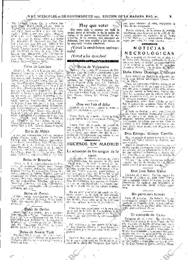 ABC MADRID 29-11-1933 página 41