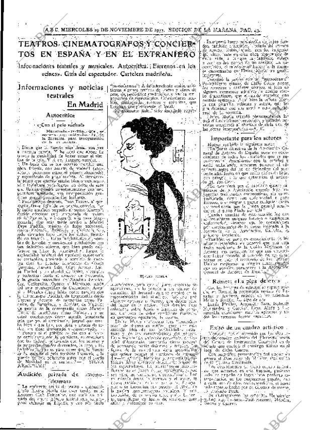 ABC MADRID 29-11-1933 página 43
