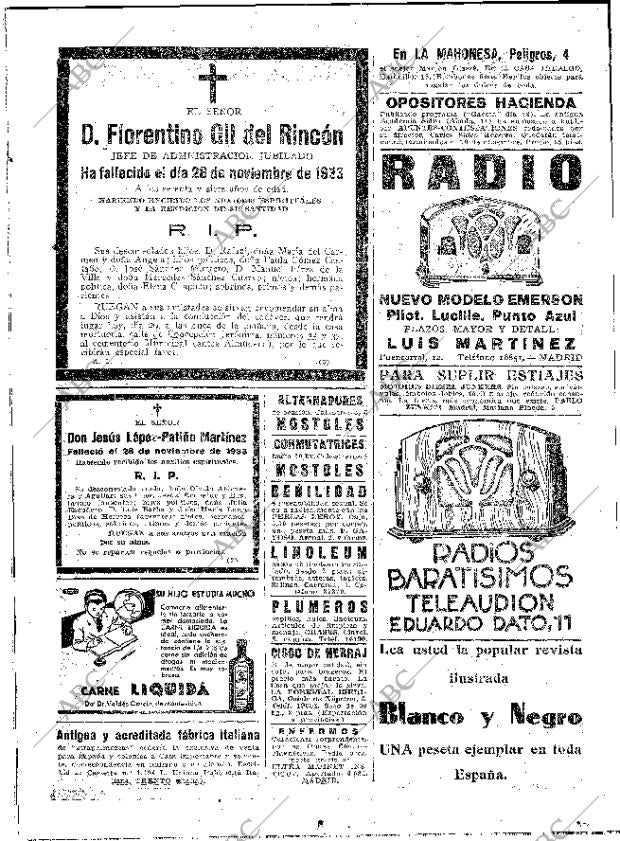 ABC MADRID 29-11-1933 página 48