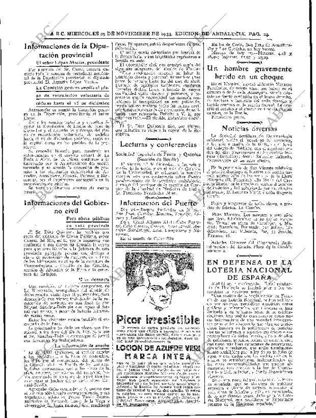 ABC SEVILLA 29-11-1933 página 22