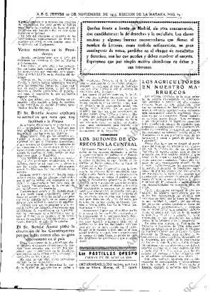 ABC MADRID 30-11-1933 página 19