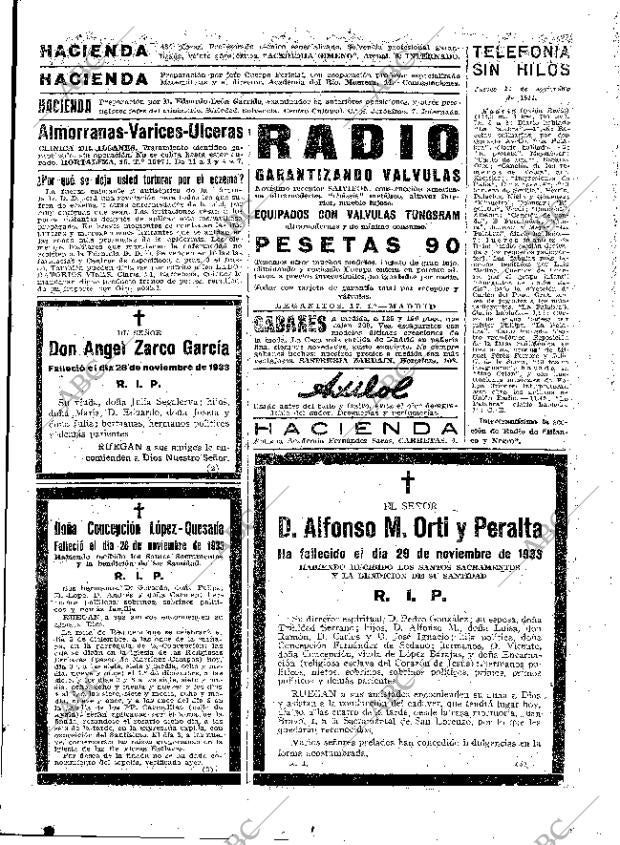 ABC MADRID 30-11-1933 página 49