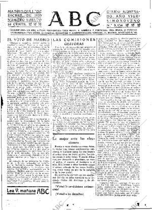 ABC MADRID 01-12-1933 página 15