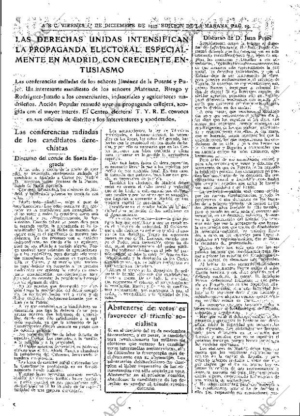 ABC MADRID 01-12-1933 página 29