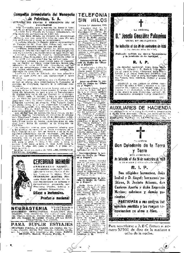 ABC MADRID 01-12-1933 página 51