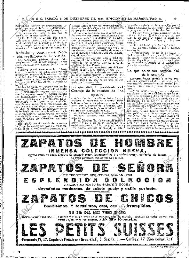 ABC MADRID 02-12-1933 página 16