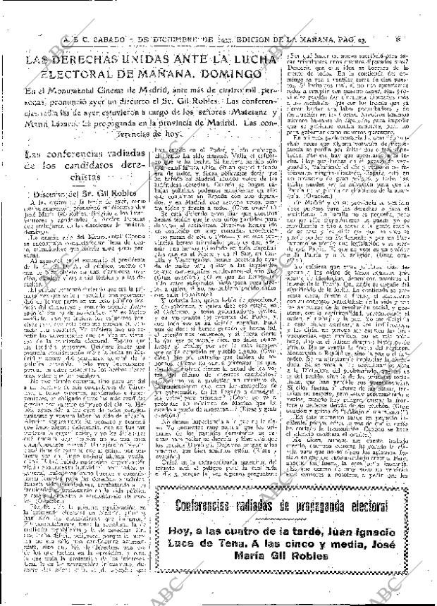 ABC MADRID 02-12-1933 página 23