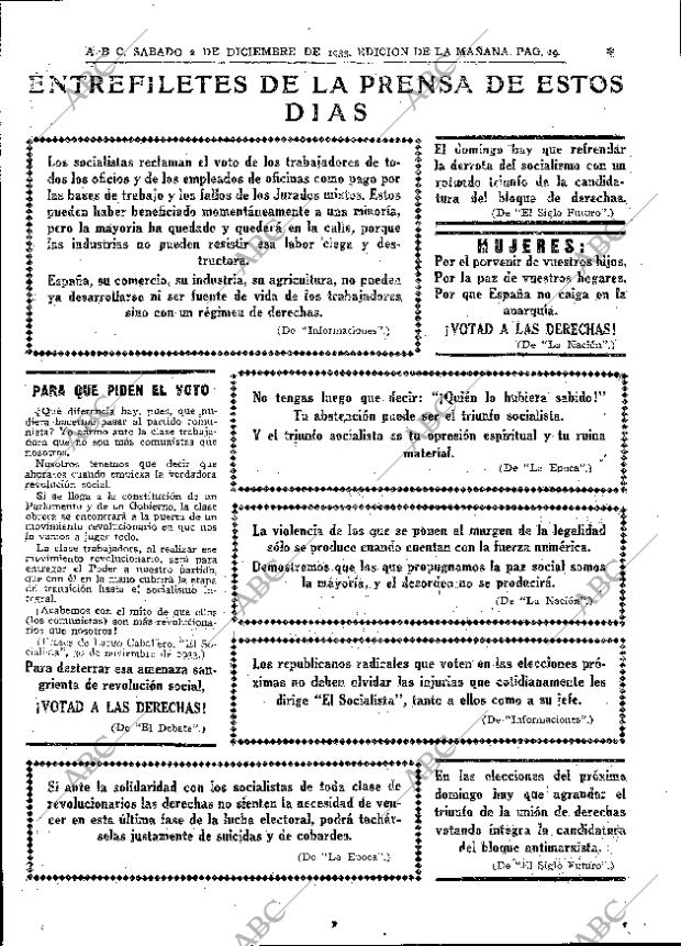 ABC MADRID 02-12-1933 página 29