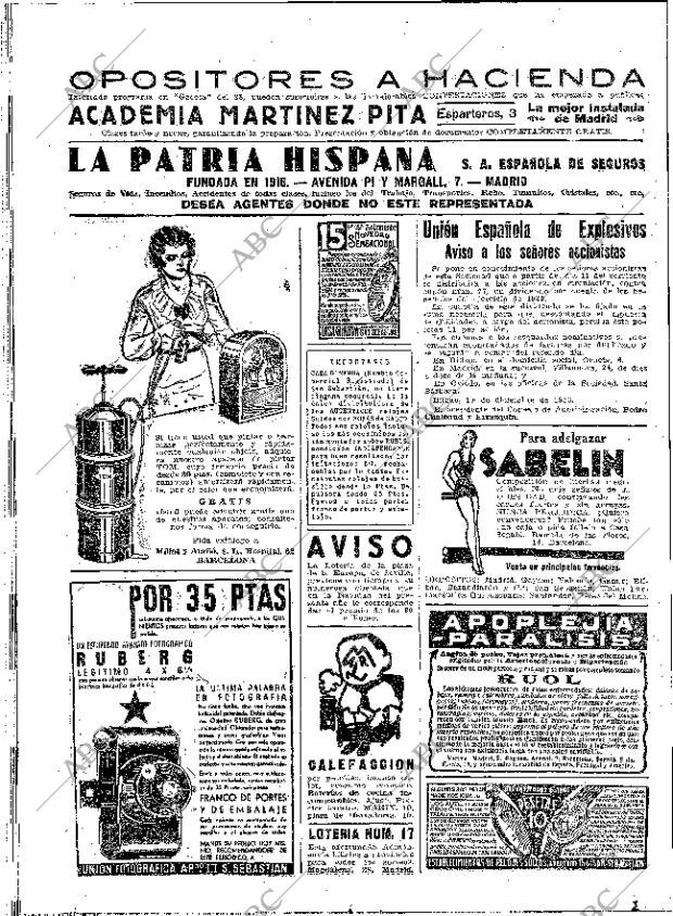 ABC MADRID 02-12-1933 página 52