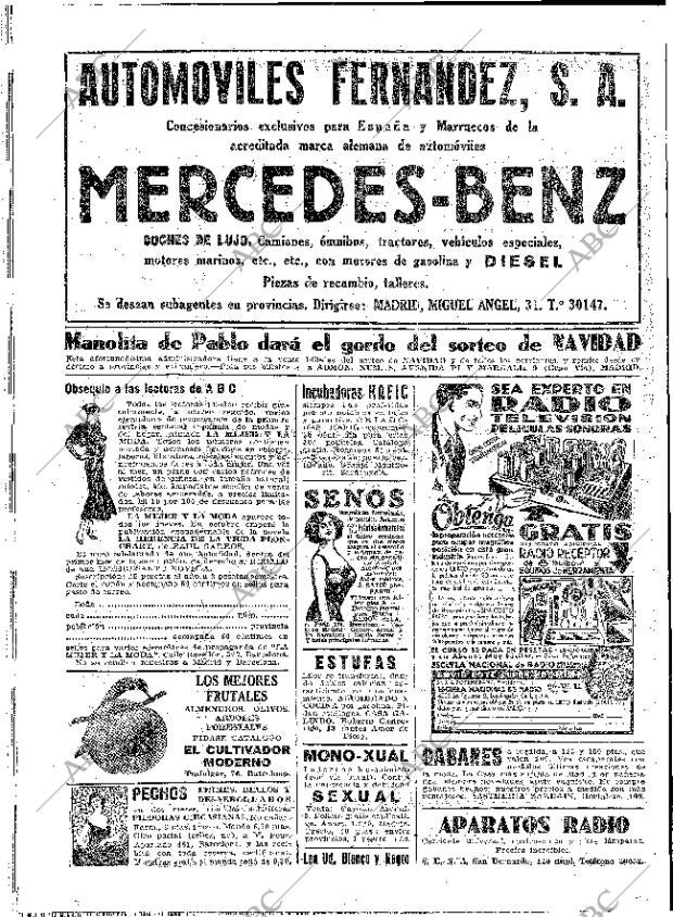 ABC MADRID 03-12-1933 página 62