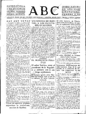 ABC SEVILLA 03-12-1933 página 19