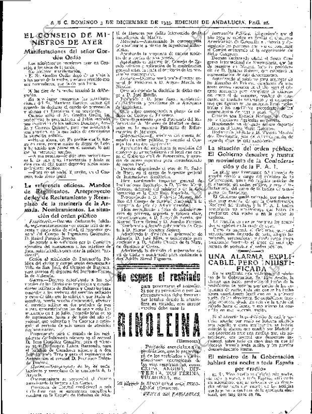ABC SEVILLA 03-12-1933 página 21