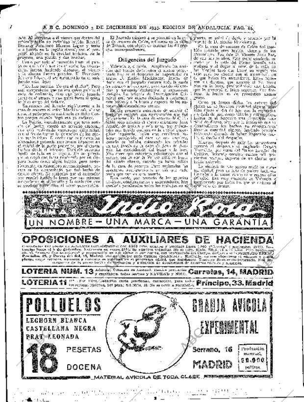 ABC SEVILLA 03-12-1933 página 44