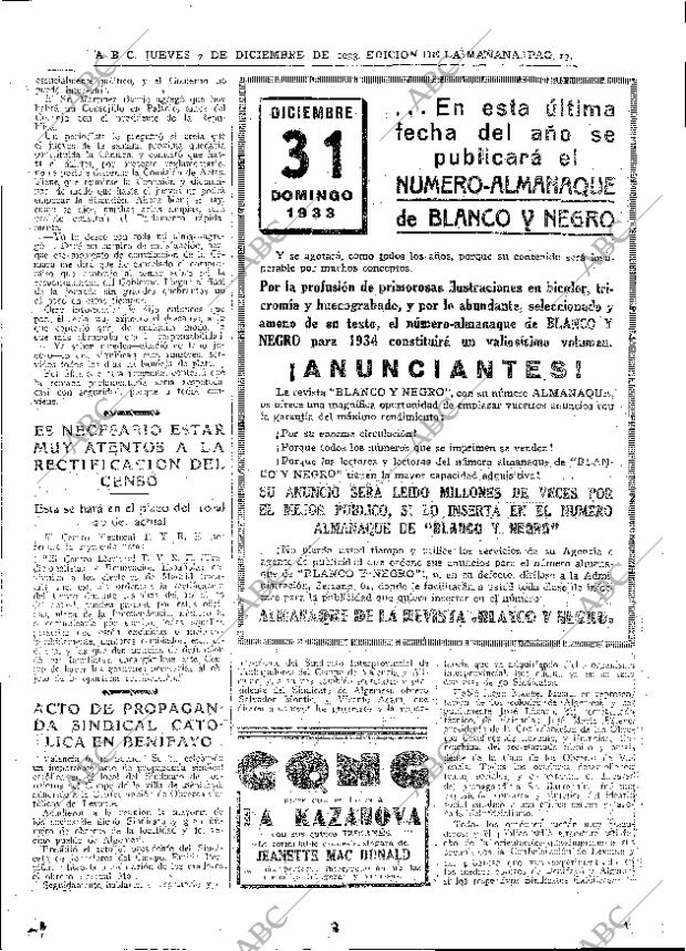 ABC MADRID 07-12-1933 página 17