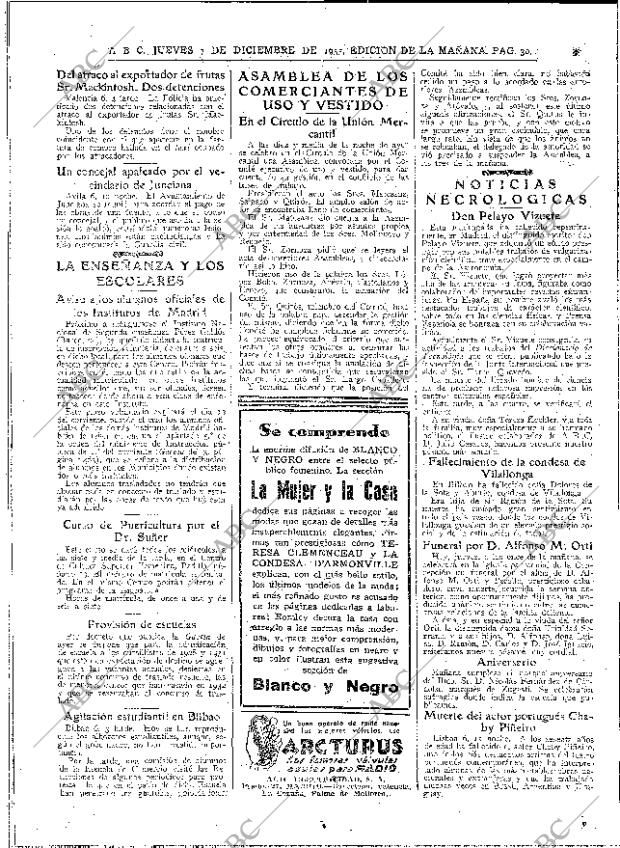 ABC MADRID 07-12-1933 página 30