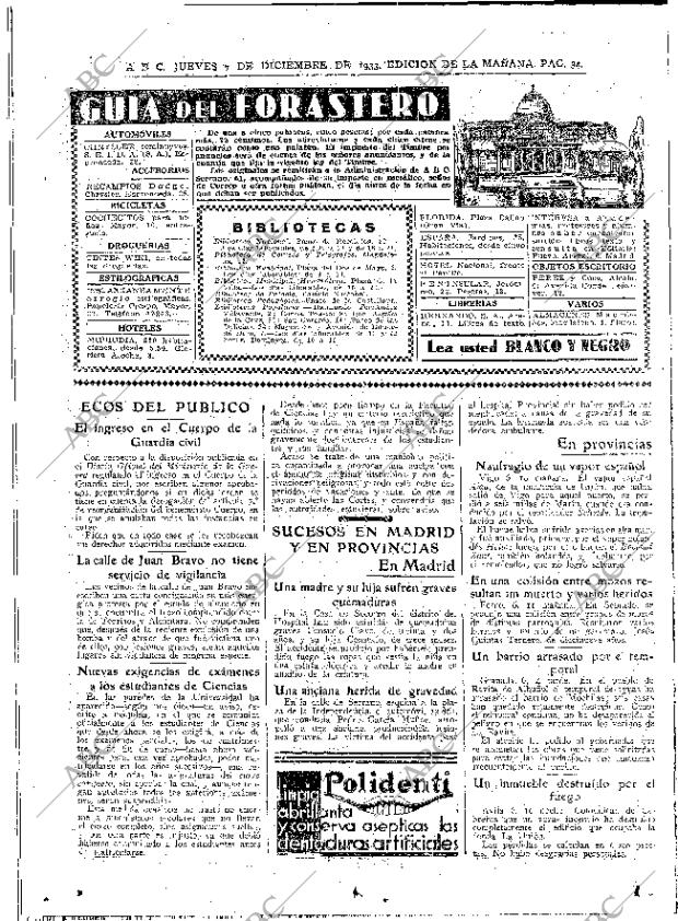 ABC MADRID 07-12-1933 página 34