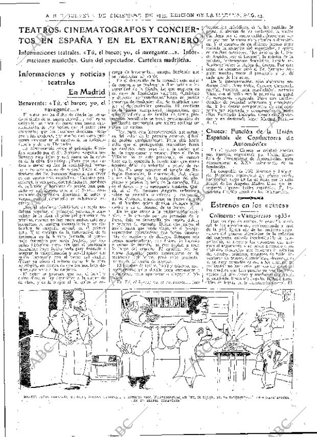 ABC MADRID 07-12-1933 página 43