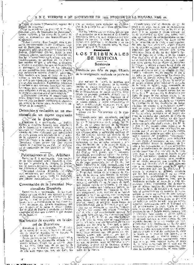 ABC MADRID 08-12-1933 página 40