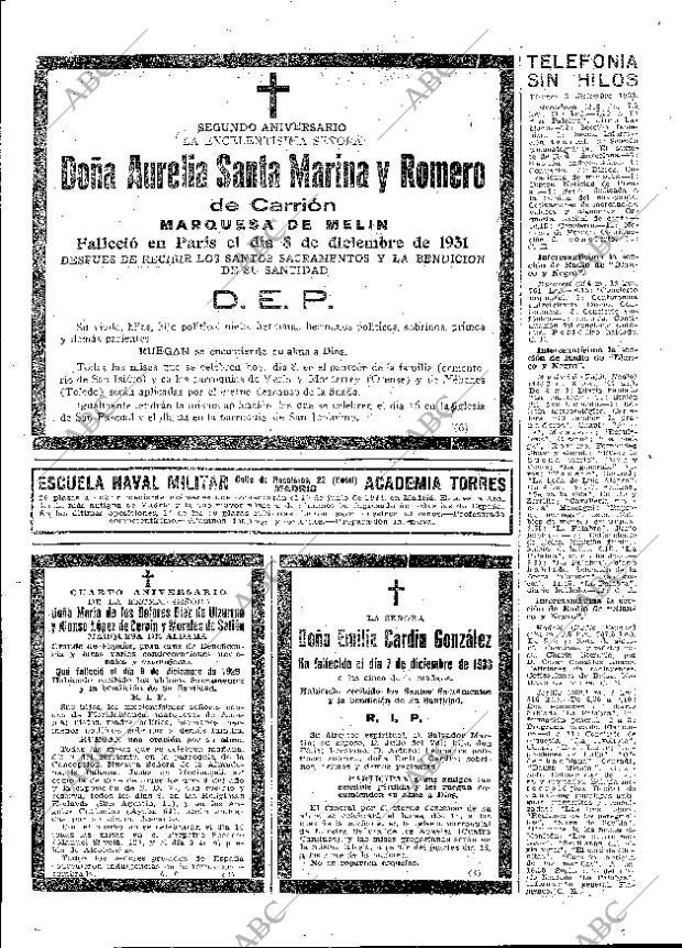 ABC MADRID 08-12-1933 página 57