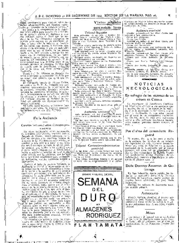 ABC MADRID 10-12-1933 página 46