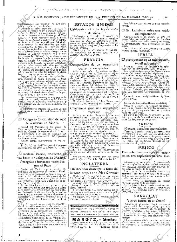 ABC MADRID 10-12-1933 página 52