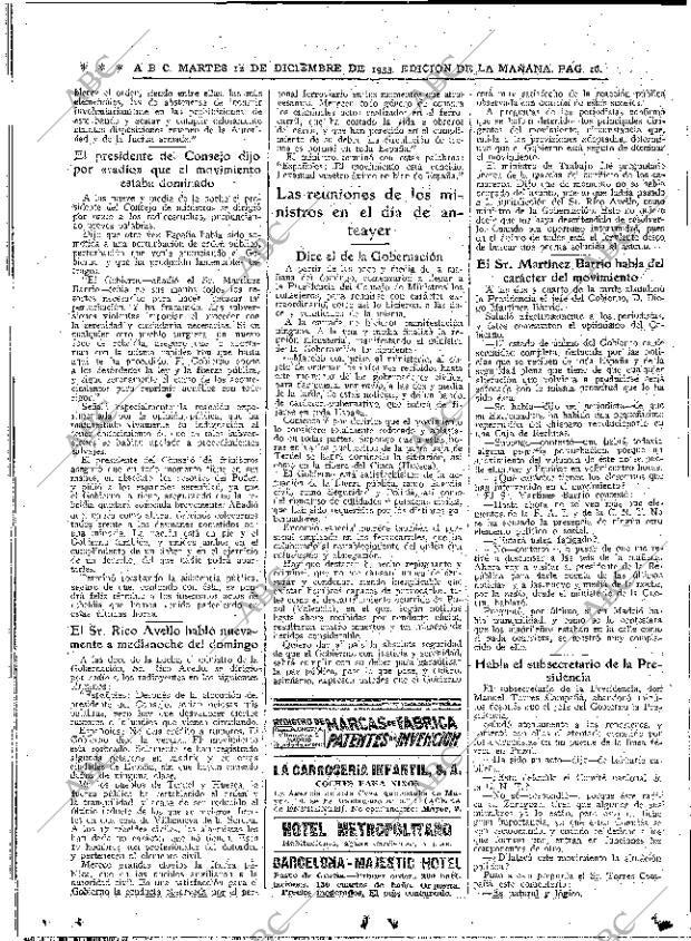 ABC MADRID 12-12-1933 página 16